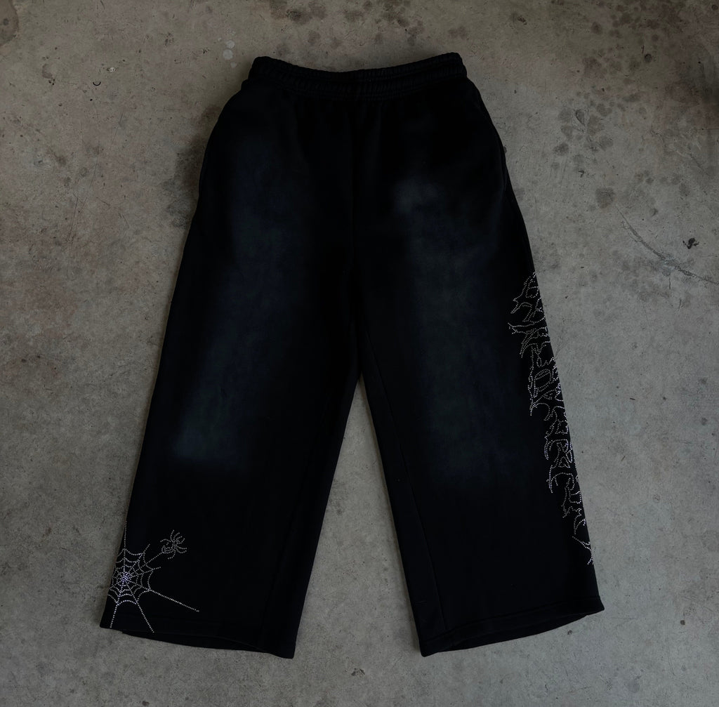 Versatile Rhinestone Sweatpants