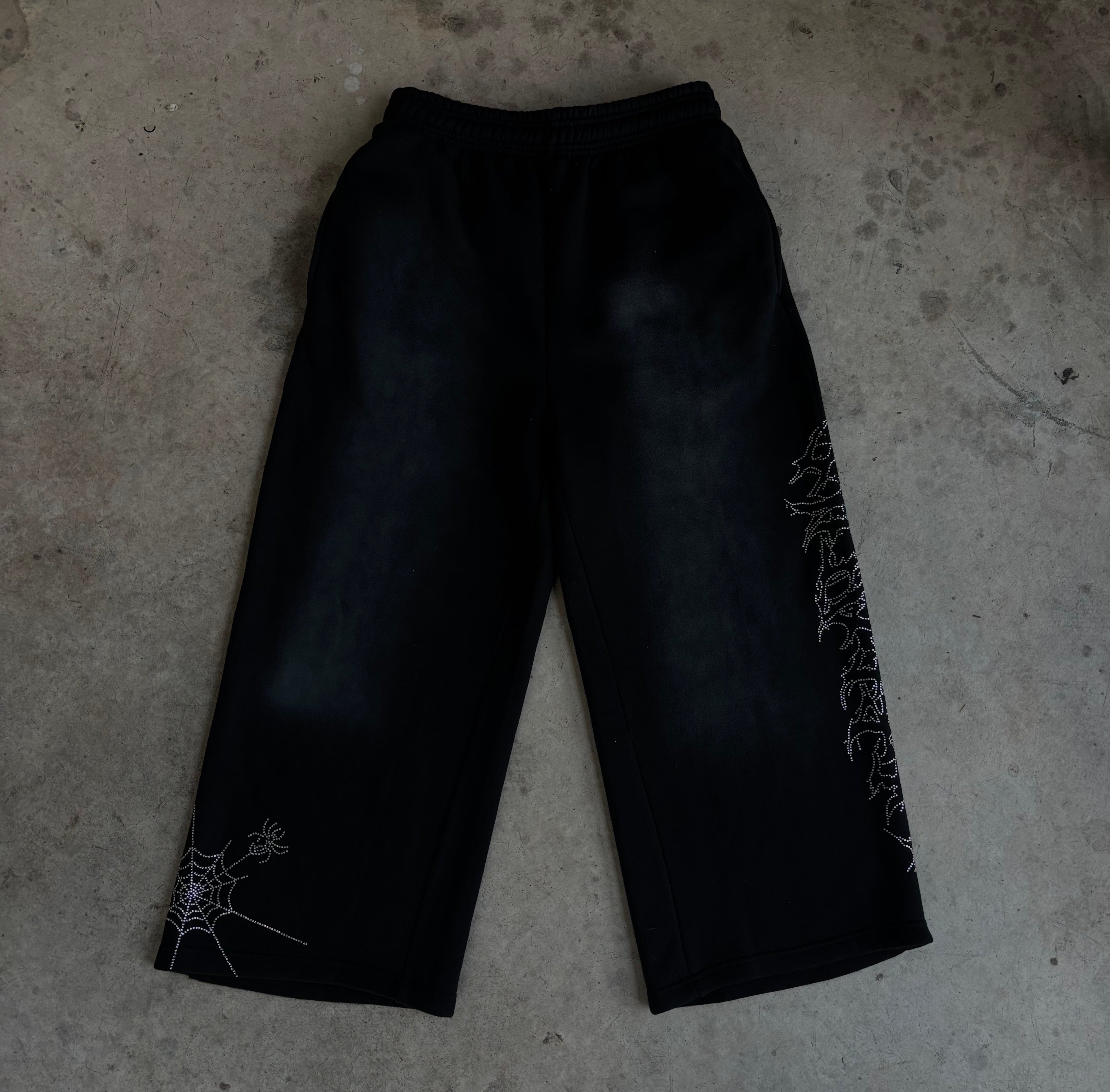 Versatile Rhinestone Sweatpants