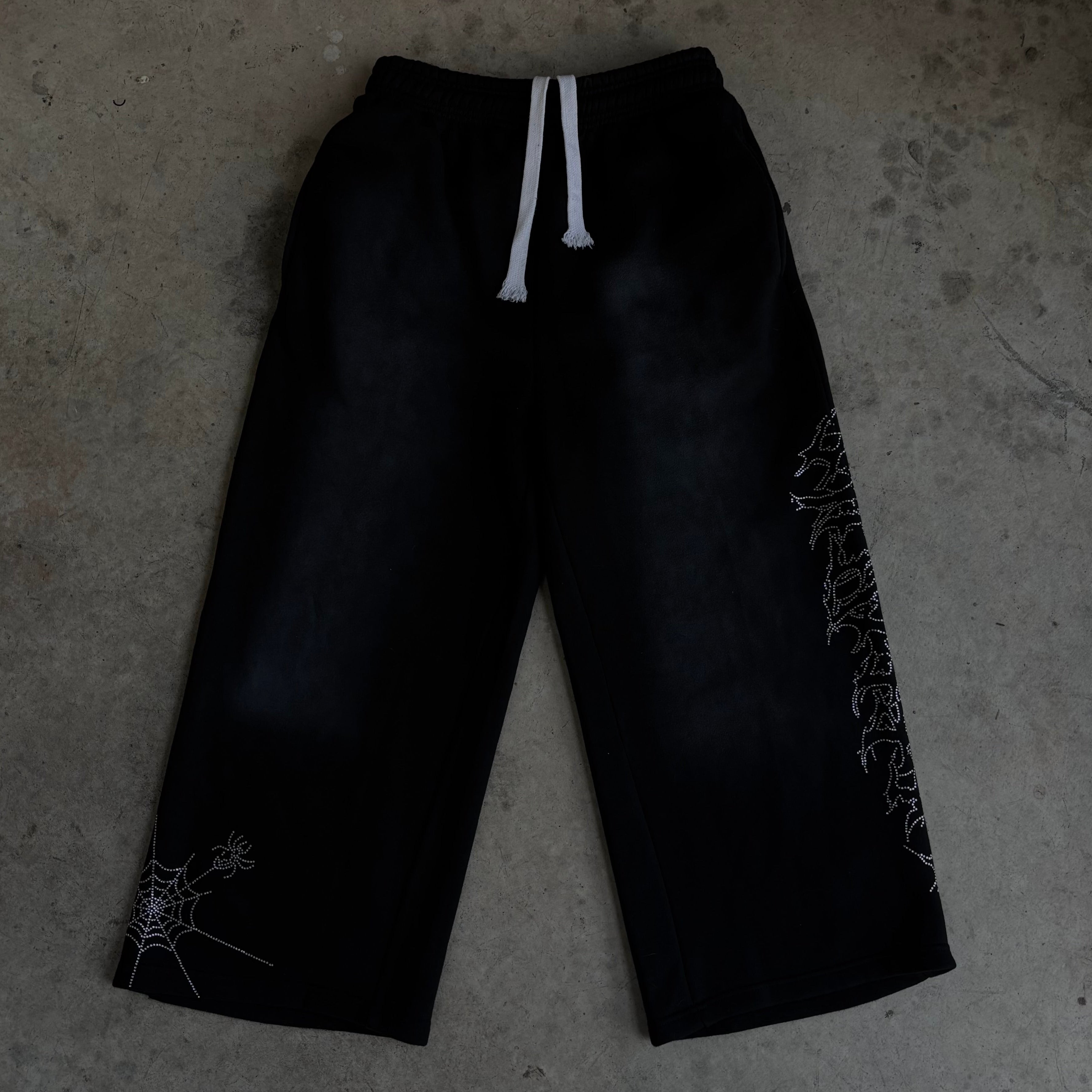 Versatile Rhinestone Sweatpants